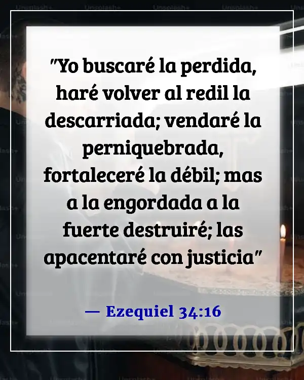 Versículo de la Biblia sobre salvar almas perdidas (Ezequiel 34:16)