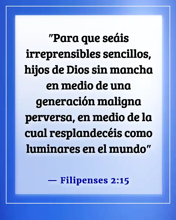 Versículos de la Biblia sobre Jesús como la Luz (Filipenses 2:15)