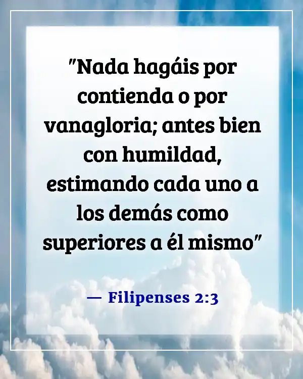 Versículo de la Biblia sobre cuestionar la fe de alguien (Filipenses 2:3)