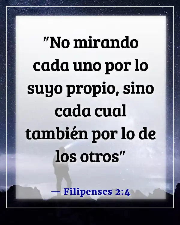 Versículos de la Biblia sobre aceptar ayuda de otros (Filipenses 2:4)