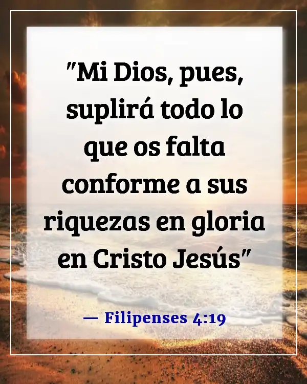 Versículo de la Biblia para alimentar a los hambrientos (Filipenses 4:19)