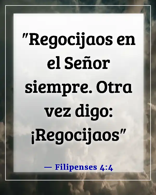 Versículos de la Biblia sobre mi gozo viene del Señor (Filipenses 4:4)