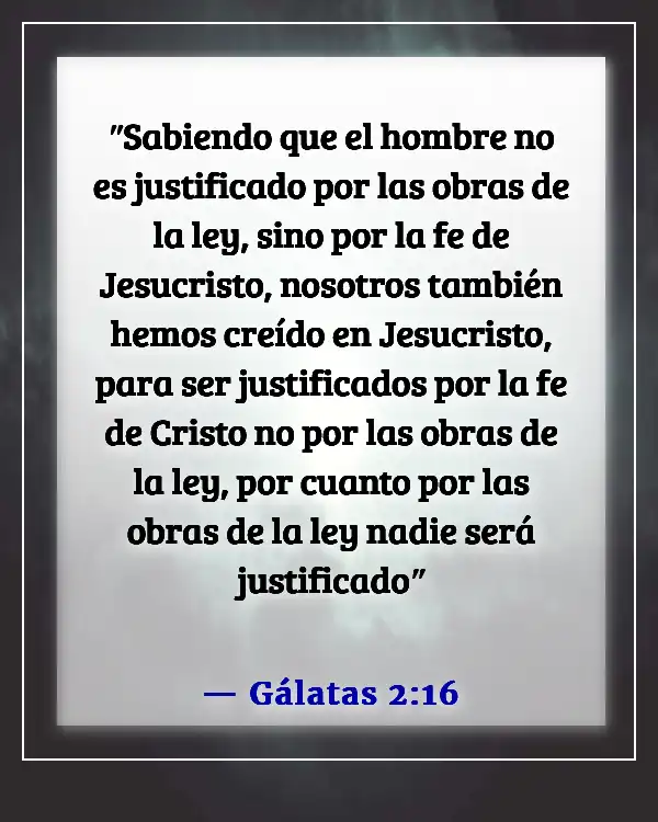 Versículos de la Biblia sobre la salvación solo a través de Cristo (Gálatas 2:16)