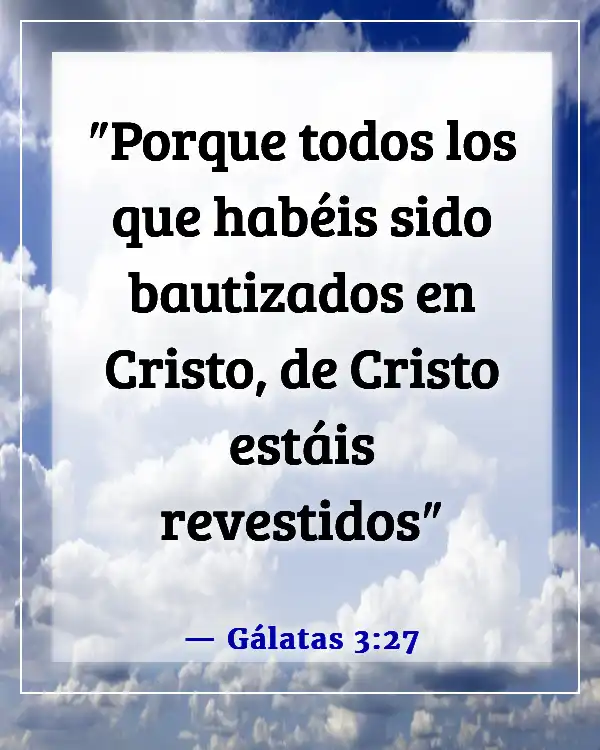 Versículos de la Biblia sobre ponerse la armadura completa de Dios (Gálatas 3:27)