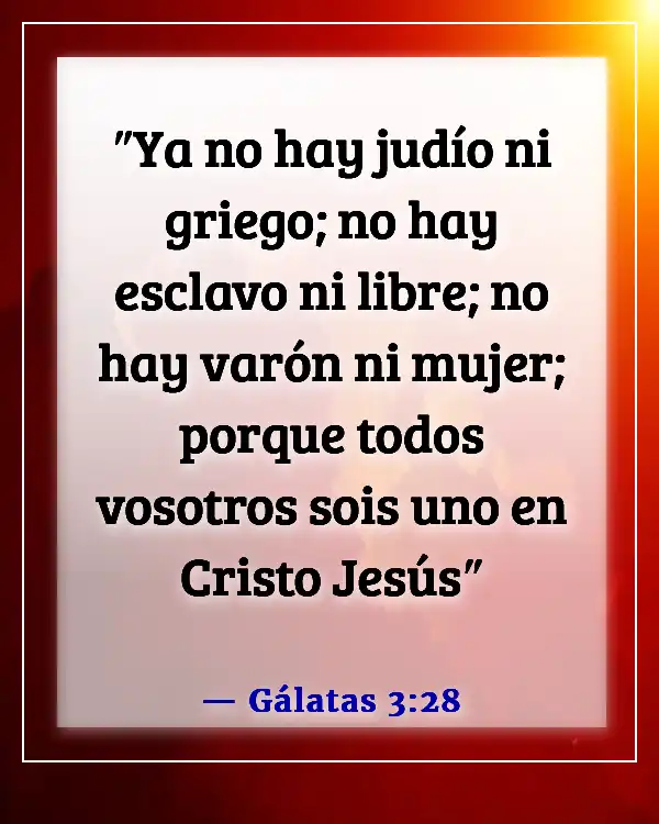 Versículo de la Biblia sobre las partes del cuerpo trabajando juntas (Gálatas 3:28)