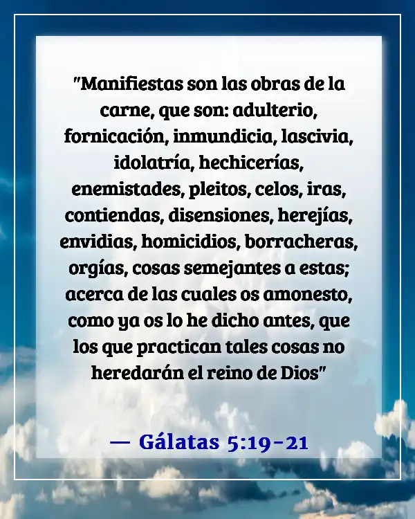 Versículos de la Biblia sobre los celos en las relaciones (Gálatas 5:19-21)