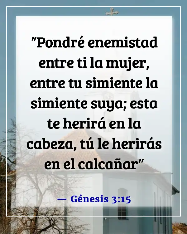 Versículos de la Biblia sobre vencer al diablo (Génesis 3:15)