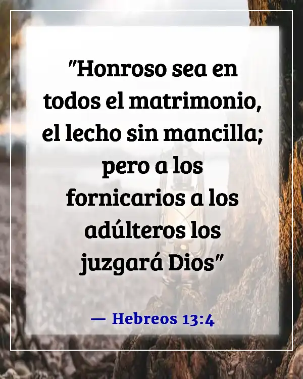 Versículos de la Biblia sobre el respeto en las relaciones (Hebreos 13:4)