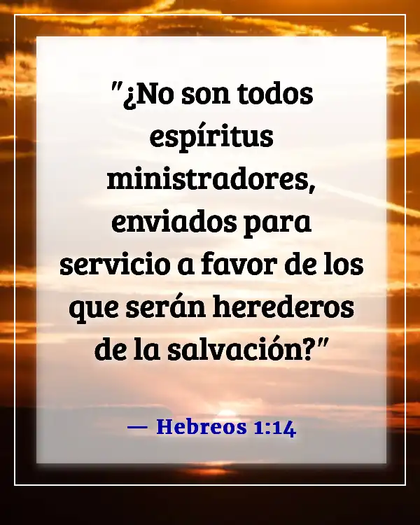 Versículos de la Biblia sobre el Dios de los ejércitos celestiales (Hebreos 1:14)