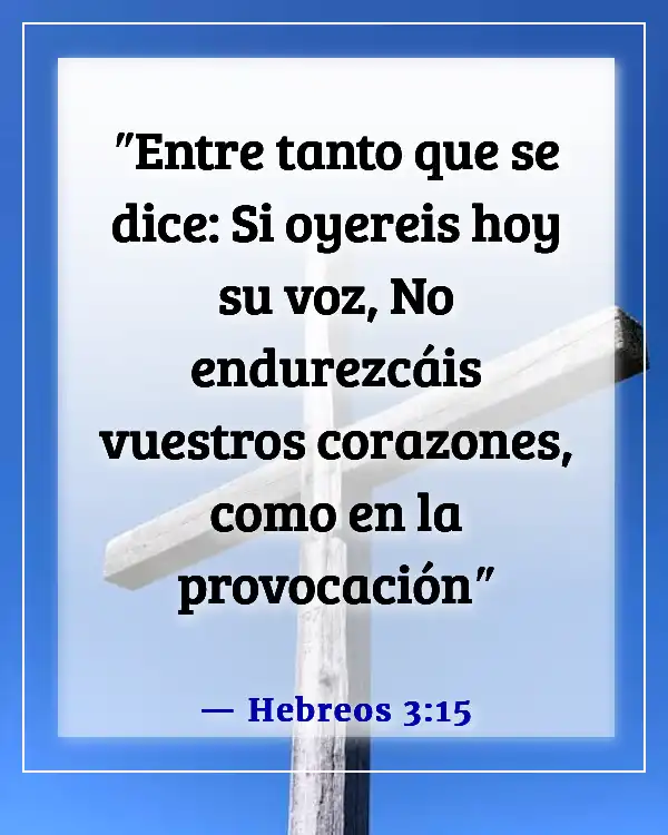 La terquedad es como la brujería (Hebreos 3:15)