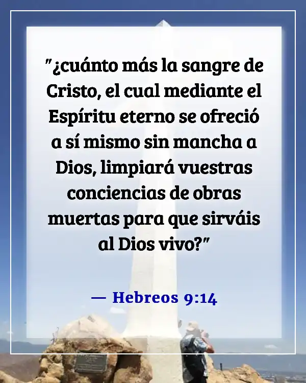 Escrituras sobre la victoria a través de la sangre de Jesús (Hebreos 9:14)