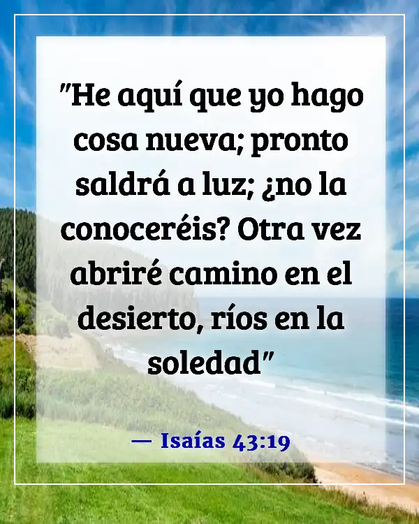 Versículos de la Biblia para Nuevas Etapas en la Vida (Isaías 43:19)