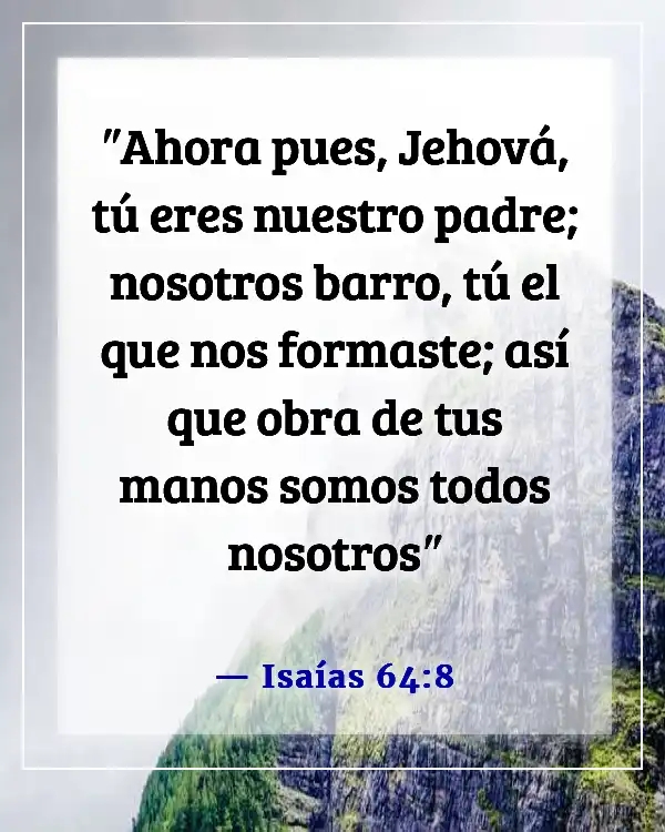 Versículo de la Biblia sobre el amor de un padre por su hija (Isaías 64:8)