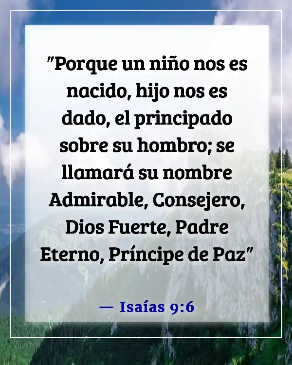 Versículos de la Biblia sobre Bienaventurados los pacificadores (Isaías 9:6)