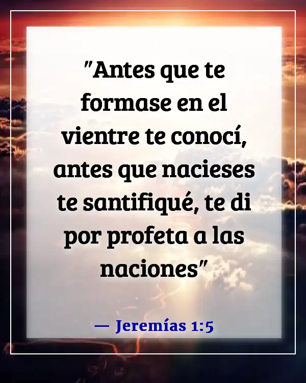 Versículos bíblicos para ayudantes de destino (Jeremías 1:5)