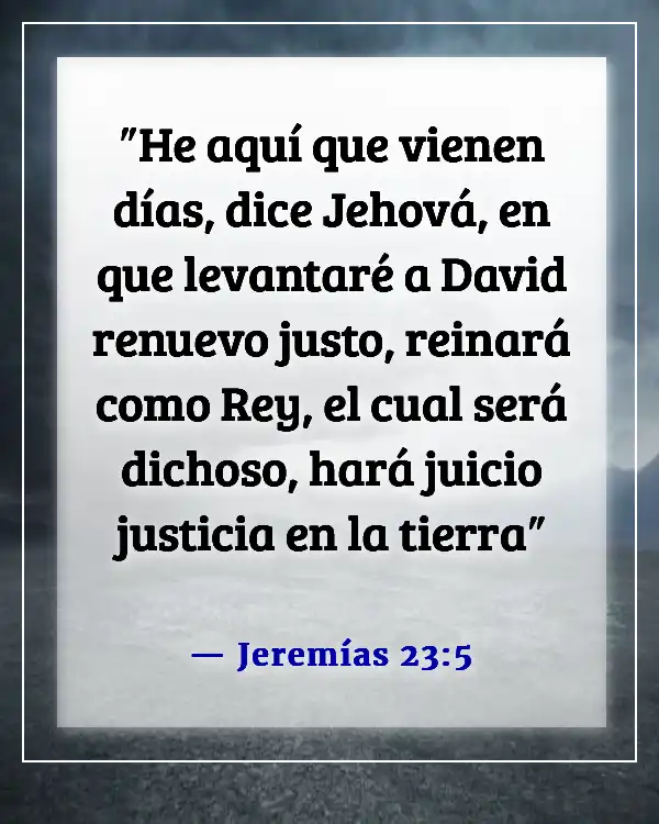 Versículos de la Biblia sobre los líderes de las naciones (Jeremías 23:5)