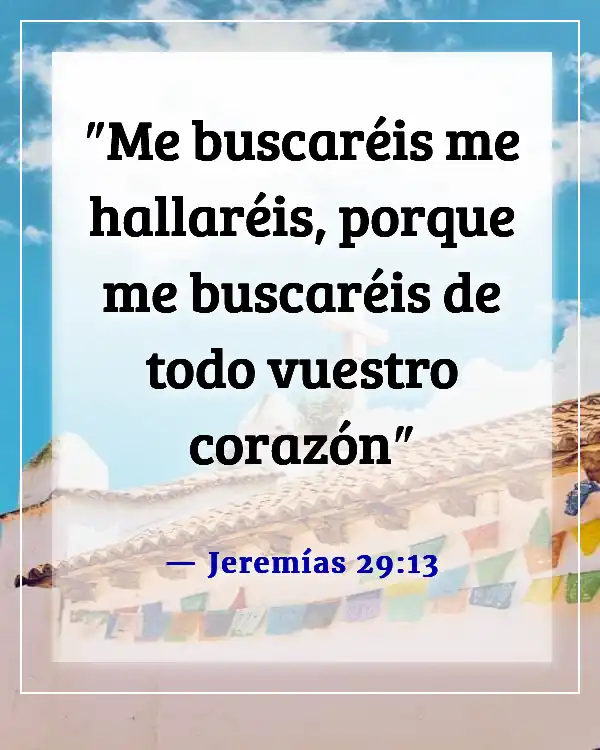 Versículo de la Biblia sobre buscar a Dios temprano en la mañana (Jeremías 29:13)