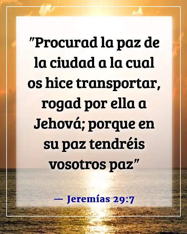 Versículo de la Biblia sobre orar por los seres queridos (Jeremías 29:7)