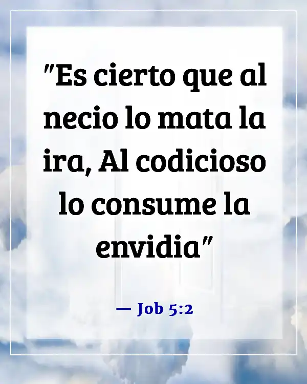 Versículos de la Biblia sobre los celos en las relaciones (Job 5:2)