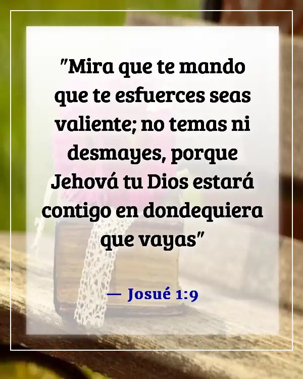 Versículos de la Biblia sobre sentirse emocionalmente inestable y agotado (Josué 1:9)