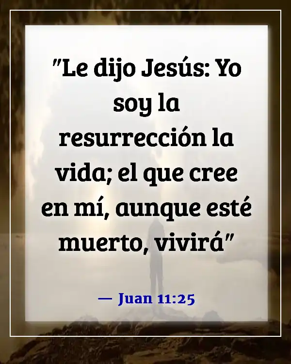 Versículos bíblicos sobre Jesús venciendo la muerte (Juan 11:25)