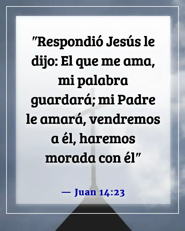 Versículos de la Biblia para sentir la presencia de Dios (Juan 14:23)