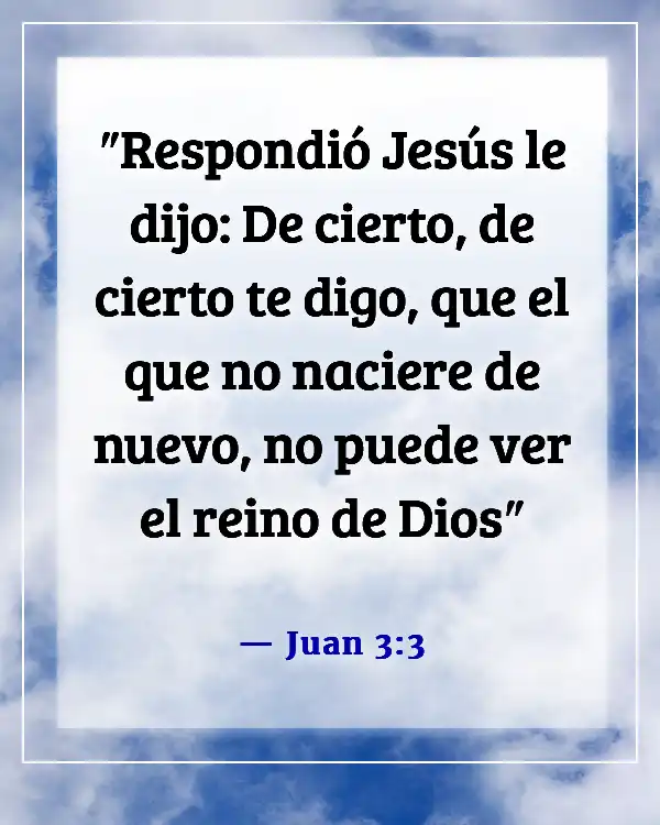 Versículos de la Biblia sobre la adopción en la familia de Dios (Juan 3:3)