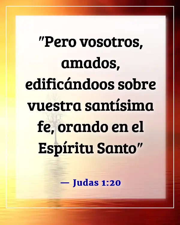 Versículo de la Biblia sobre orar en el nombre de Jesús (Judas 1:20)