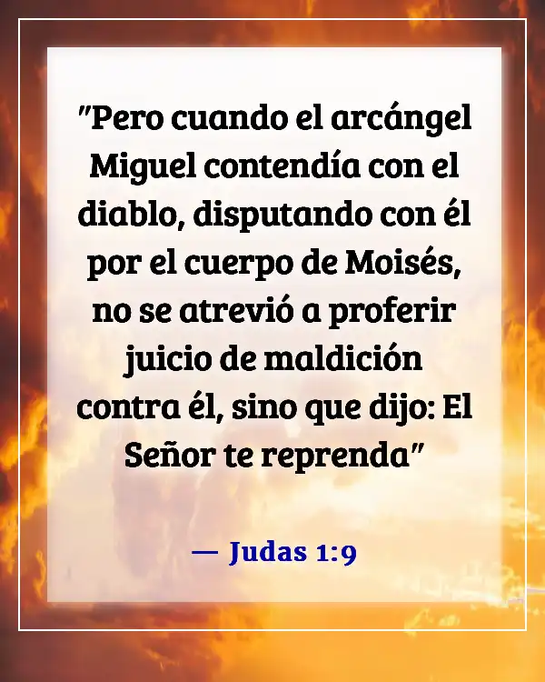 Versículos de la Biblia sobre vencer al diablo (Judas 1:9)