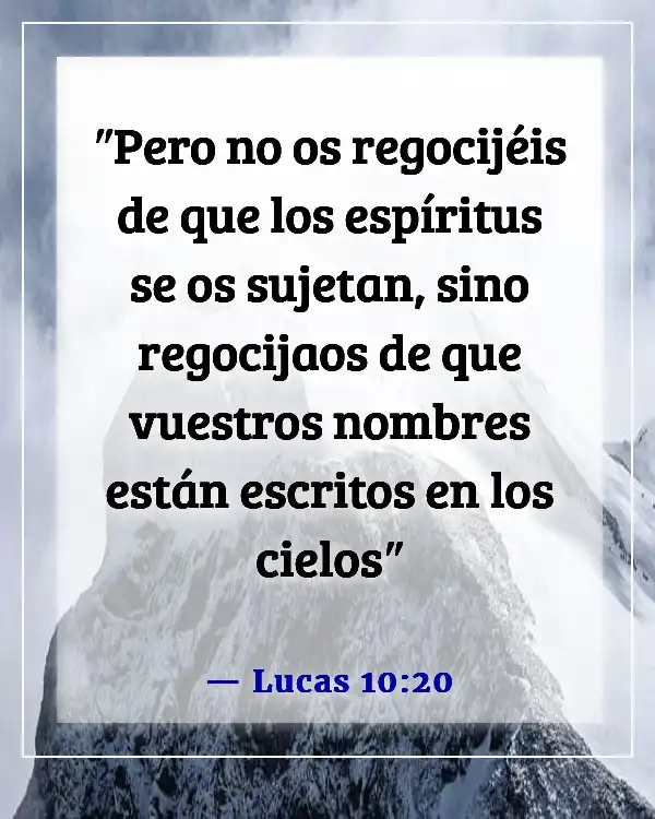 Versículos de la Biblia para hacerte feliz (Lucas 10:20)