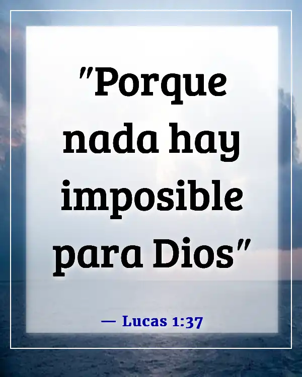 Versículo de la Biblia sobre los desafíos en el trabajo (Lucas 1:37)