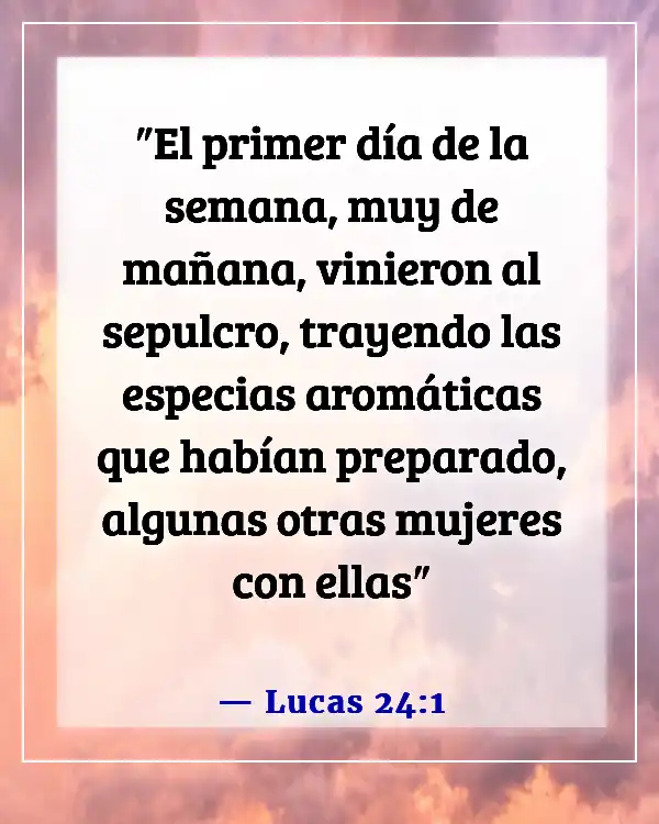 Versículos bíblicos sobre la adoración del domingo (Lucas 24:1)