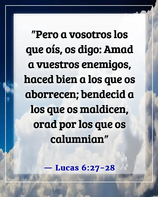 Versículos de la Biblia sobre Bienaventurados los pacificadores (Lucas 6:27-28)