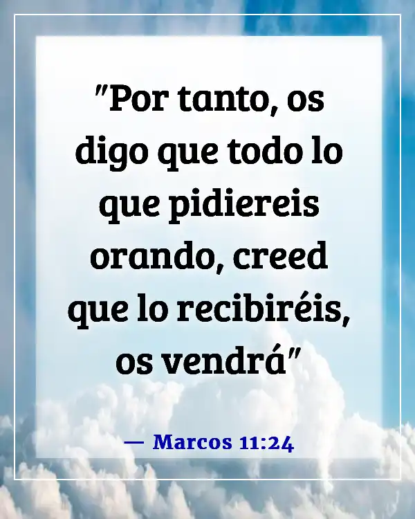 Lucha tus batallas con oración de rodillas versículos de la Biblia (Marcos 11:24)