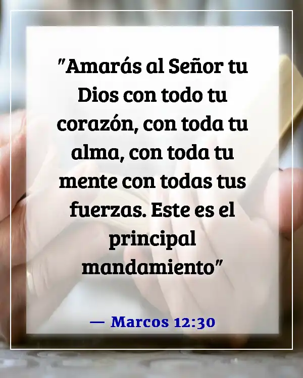 Versículos de la Biblia sobre estar en fuego por Dios (Marcos 12:30)