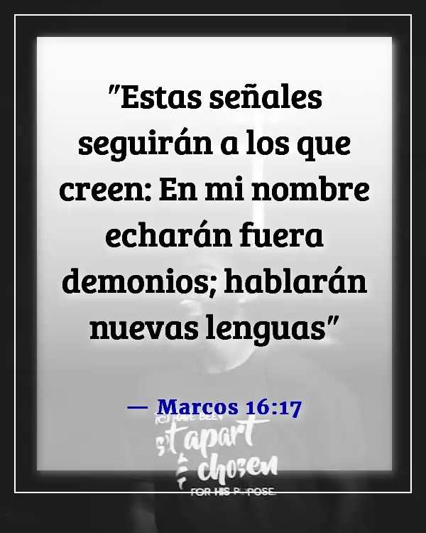 Versículos de la Biblia sobre la victoria en el nombre de Jesús (Marcos 16:17)