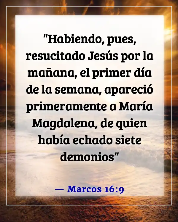 Versículos bíblicos sobre la adoración del domingo (Marcos 16:9)