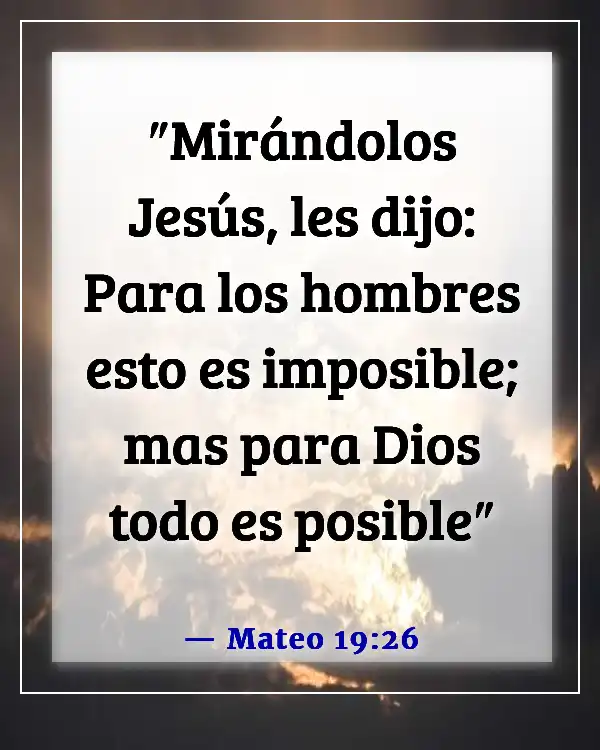 Versículos de la Biblia sobre planes futuros (Mateo 19:26)