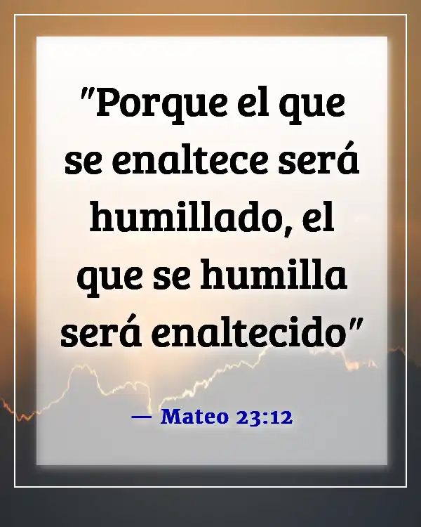 Versículo de la Biblia sobre la promoción en el trabajo (Mateo 23:12)