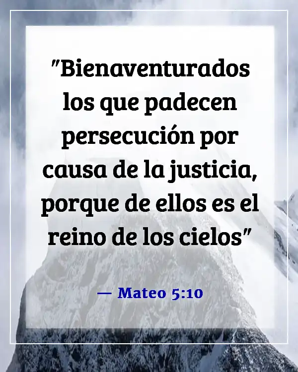 Versículo de la Biblia sobre cómo Dios disciplina a quienes ama (Mateo 5:10)