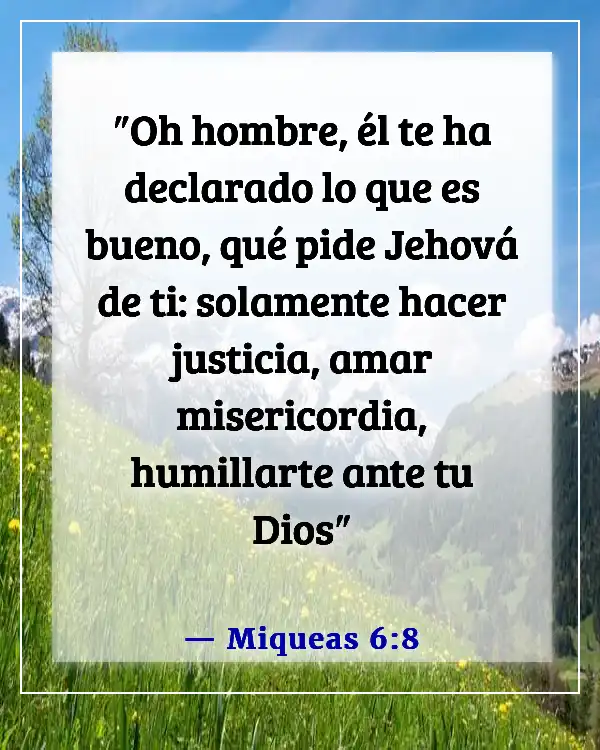 Versículos de la Biblia sobre los líderes de las naciones (Miqueas 6:8)