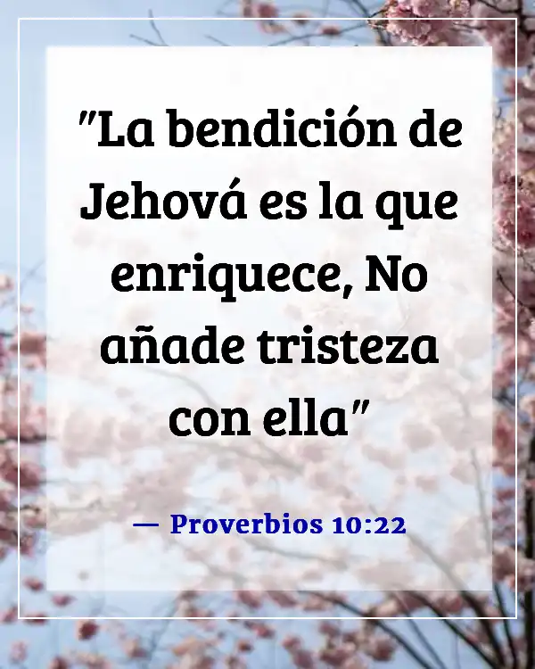 Versículo de la Biblia sobre la promoción en el trabajo (Proverbios 10:22)