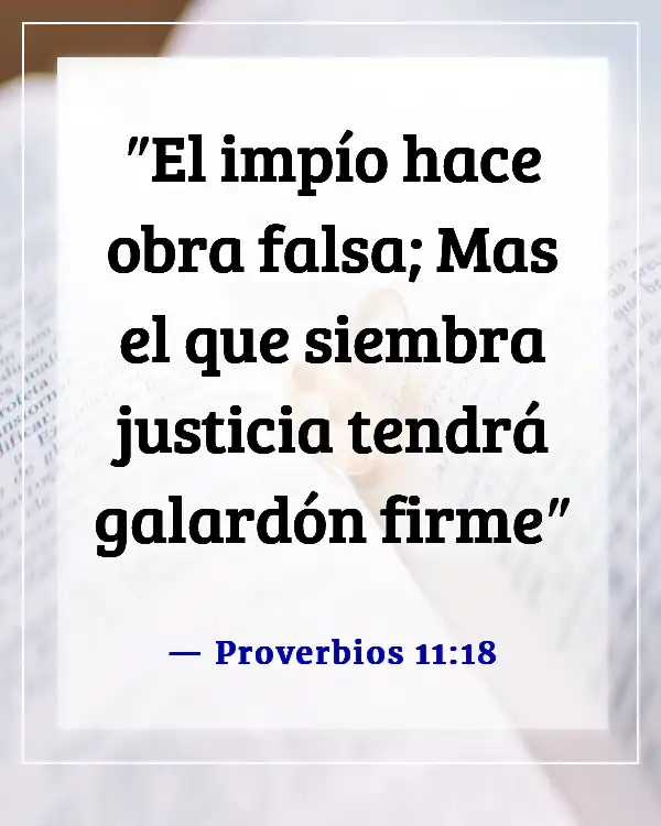 Versículo de la Biblia sobre ayudarte a ti mismo (Proverbios 11:18)