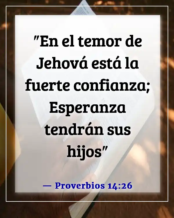 Versículos de la Biblia sobre los nietos como una bendición (Proverbios 14:26)