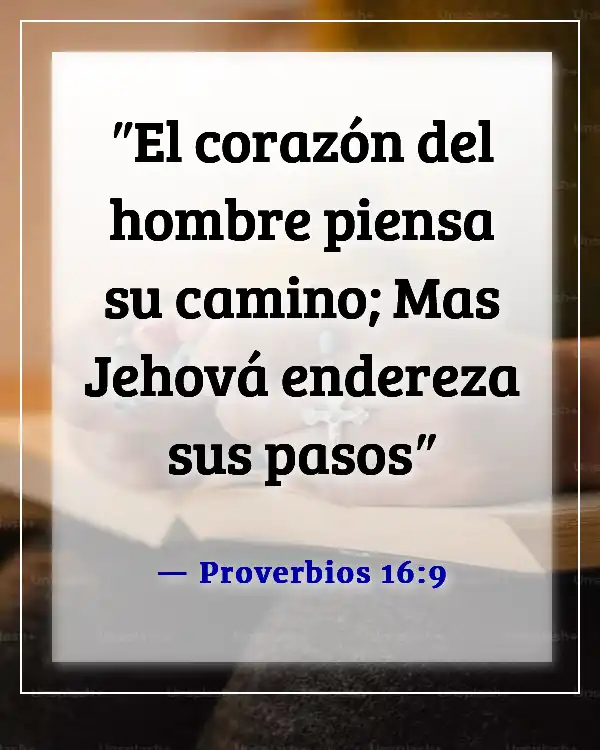 Versículos bíblicos sobre el liderazgo en la iglesia (Proverbios 16:9)