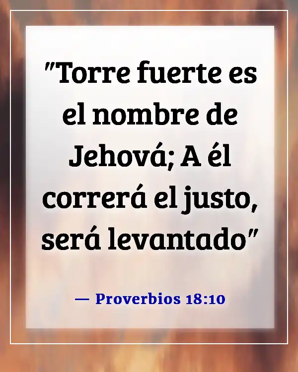 Dios es nuestro auxilio en tiempos de problemas (Proverbios 18:10)