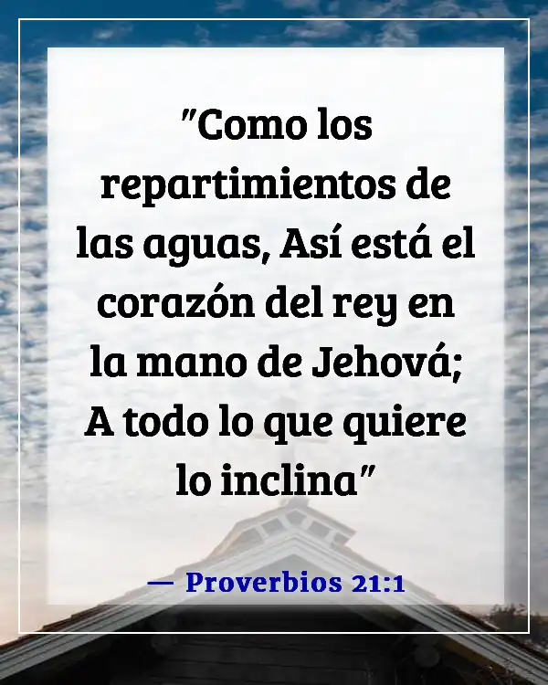 Versículos de la Biblia sobre las cualidades de liderazgo (Proverbios 21:1)