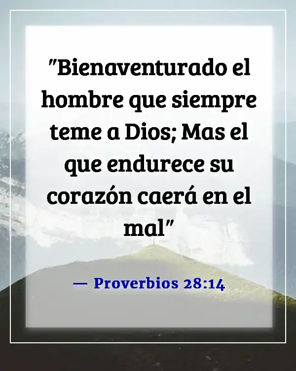 Versículos de la Biblia sobre que Dios quiere que seamos felices (Proverbios 28:14)