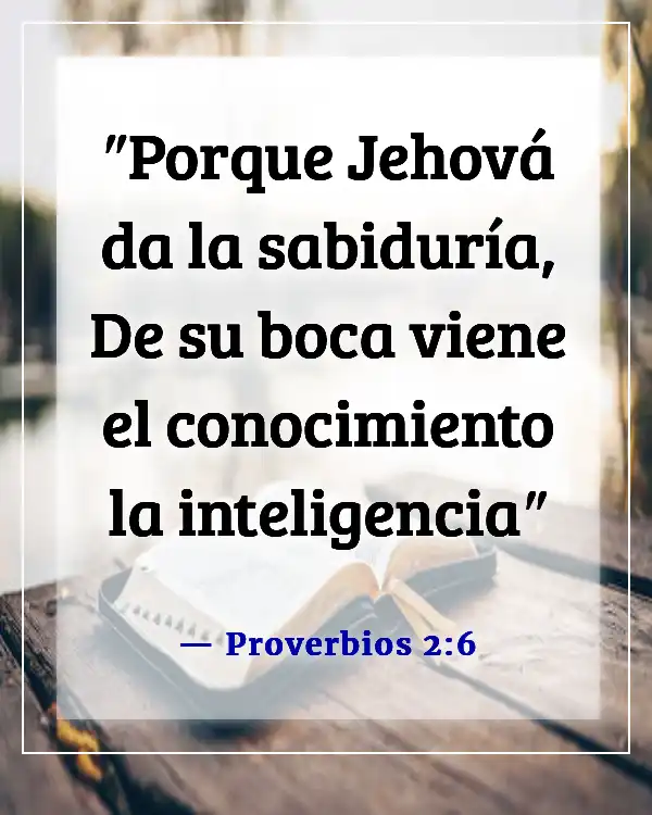 Versículos de la Biblia sobre la guía en la toma de decisiones (Proverbios 2:6)