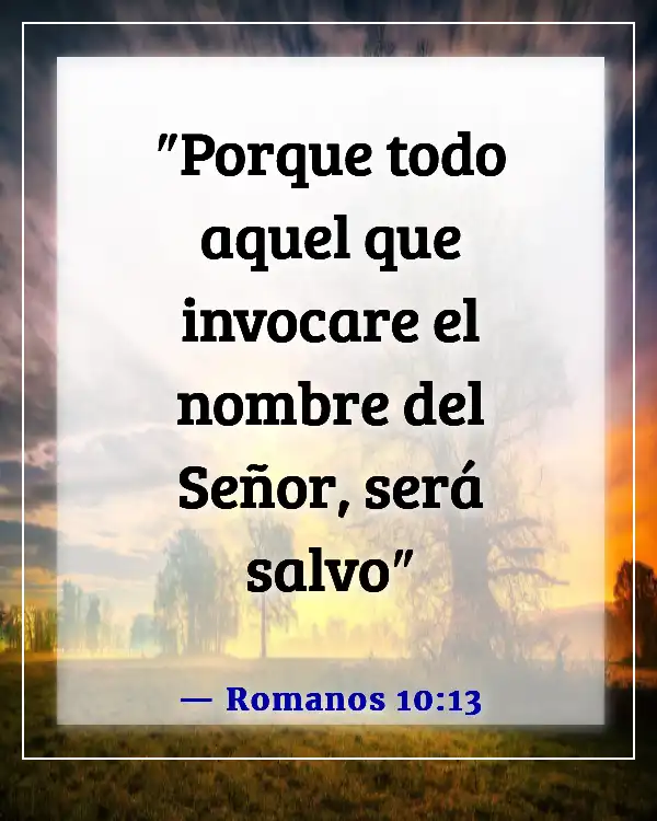 Versículo de la Biblia sobre salvar almas perdidas (Romanos 10:13)